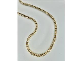 CADENA DIAMANTADA 14KT