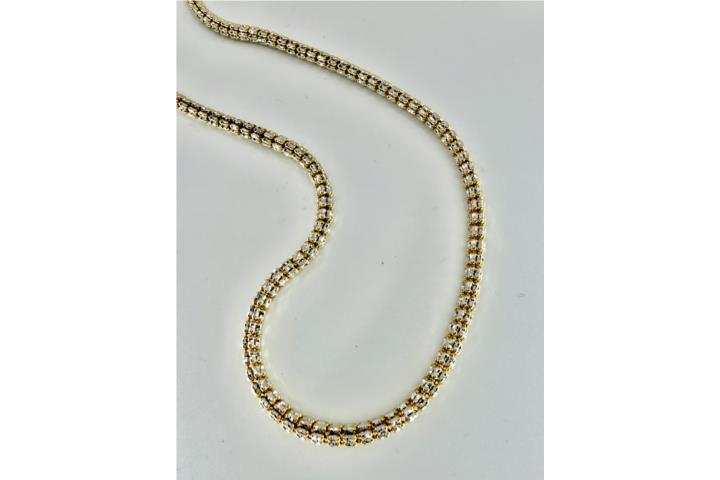 CADENA DIAMANTADA 14KT