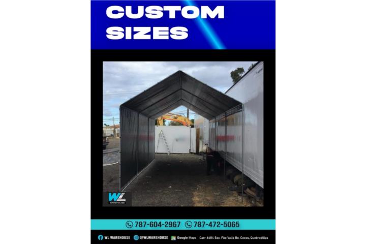 Toldos industriales / Carpas tuberia rigida