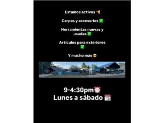 Carpas de todas las medidas ,tuber�as , Wlwarehouse  Puerto Rico