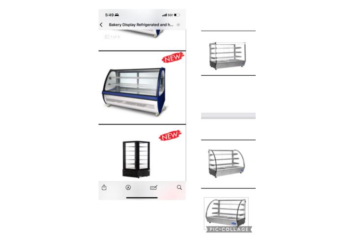 VITRINAS REFRIGERADAS Y CALIENTES