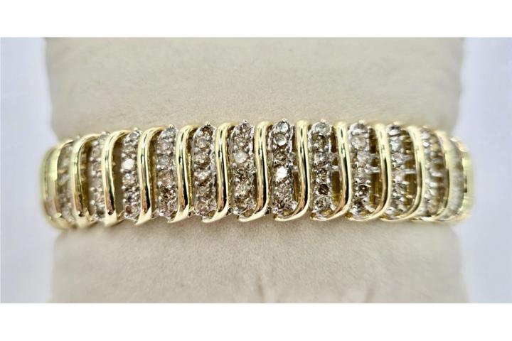 PULSERA BRILLANTES 14KT