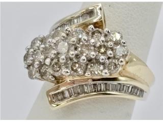 SORTIJA BRILLANTES 10KT, JOYERIA CARMEN Puerto Rico
