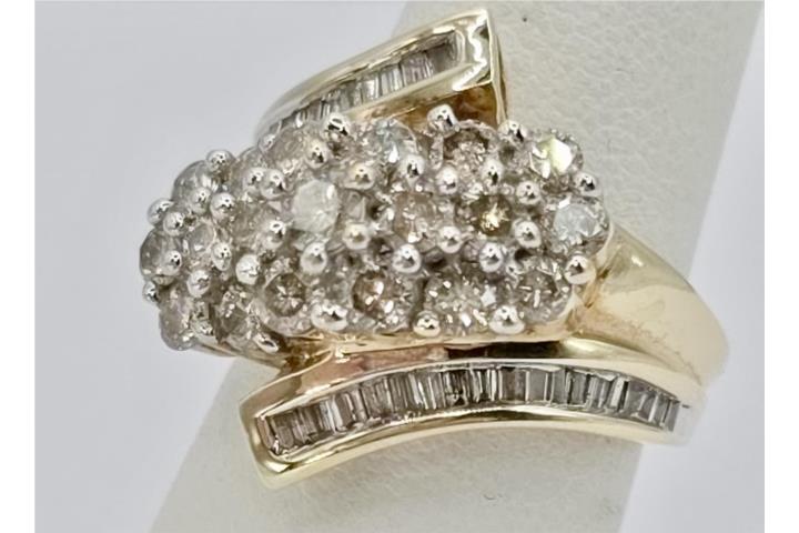 SORTIJA BRILLANTES 10KT