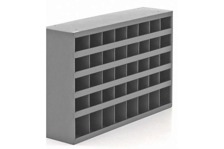 METAL BIN CABINET 40 SPACE