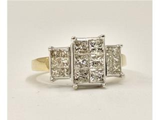 SORTIJA COMPROMISO BRILLANTES 14KT, JOYERIA CARMEN Puerto Rico