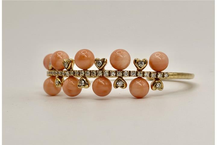 PULSERA CORALES 18KT