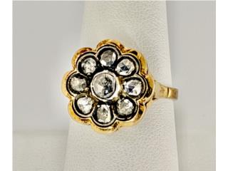 SORTIJA BRILLANTES 18KT, JOYERIA CARMEN Puerto Rico