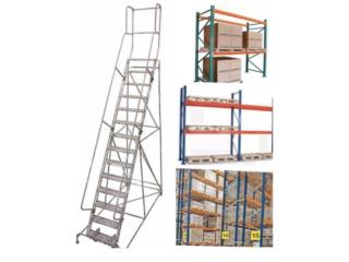 ESCALERAS CORREDIZAS Y PALLETS RACKS ALMACENE