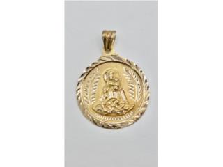 MEDALLA VIRGEN DEL CARMEN 14KT