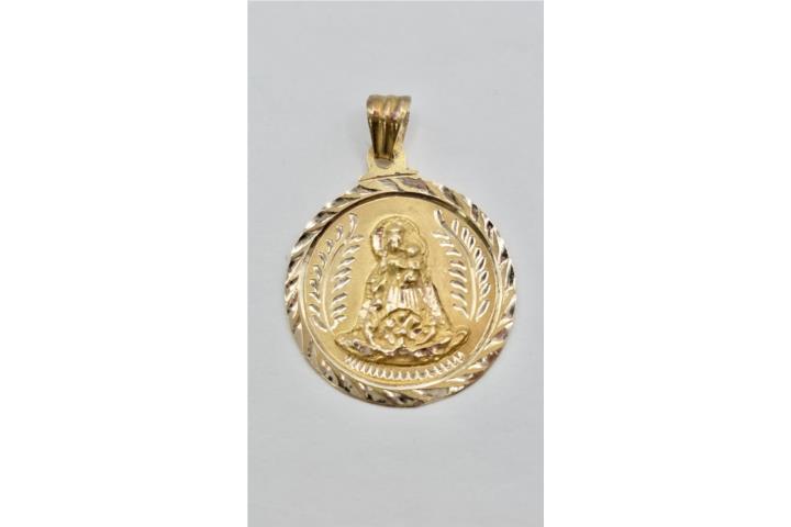 MEDALLA VIRGEN DEL CARMEN 14KT