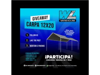 Toldos , accesorios , carpas completas , Wlwarehouse  Puerto Rico