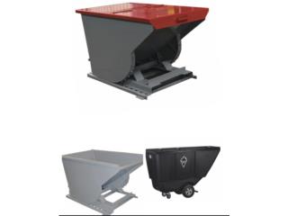 TILT TRUCKS AND DUMPING TRASH HOOPERS 