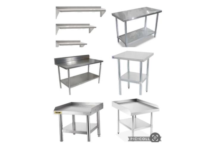 TABLILLAS Y MESAS STAINLESS