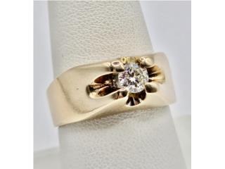 SORTIJA BRILLANTE 14KT, JOYERIA CARMEN Puerto Rico