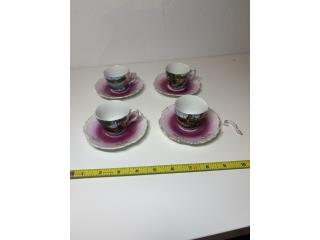 Tazas y Platillos Antiguos de PR, 1920's 