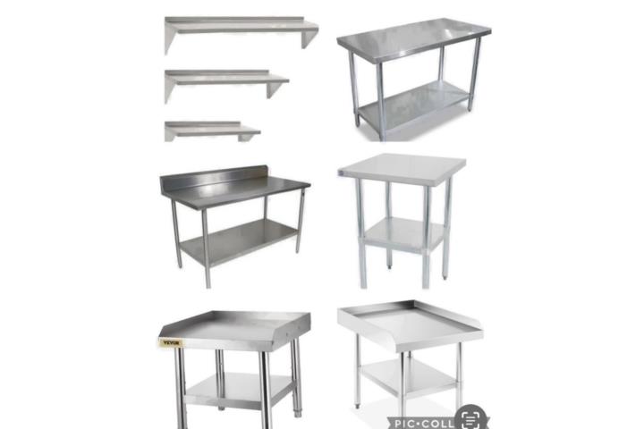 MESAS Y TABLILLAS STAINLESS