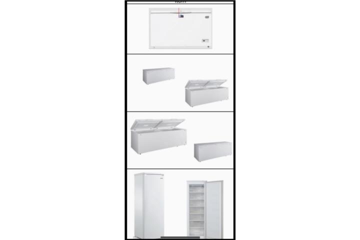 CHESTS FREEZERS