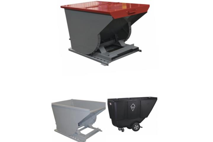 TILT TRUCKS AND DUMPING TRASH