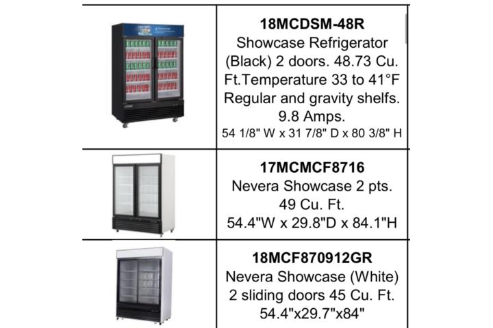 NEVERAS,FREEZERS Y BEERS FROSTERS