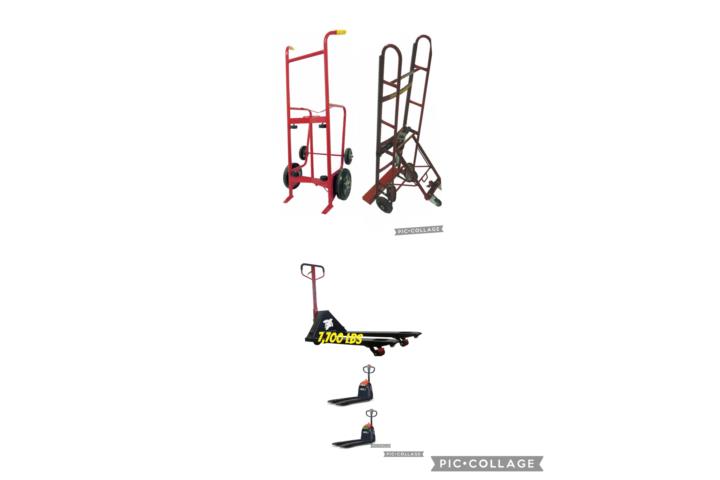HAND TRUCKS & PALLETS JACKS ON