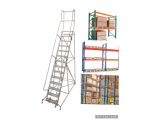 ESCALERAS Y PALLETS RACKS ALMACENES 