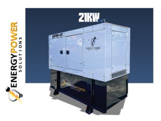 Generador 21kw 100glns. , Energy Powers Solutions Puerto Rico