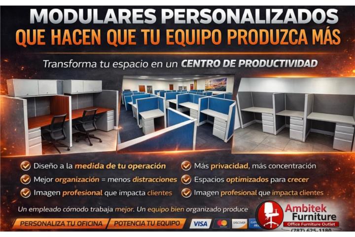 ESCRITORIOS MODULARES REMANUFACTURADOS