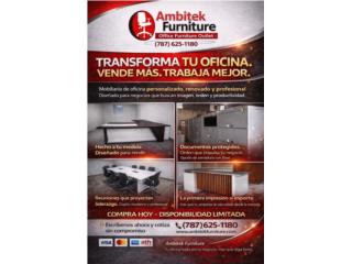 FABRICAMOS ESCRITORIOS A LA MEDIDA, AMBITEK FURNITURE Puerto Rico