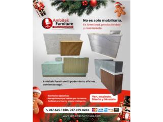 FABRICAMOS RECEPCIONES A LA MEDIDA, AMBITEK FURNITURE Puerto Rico