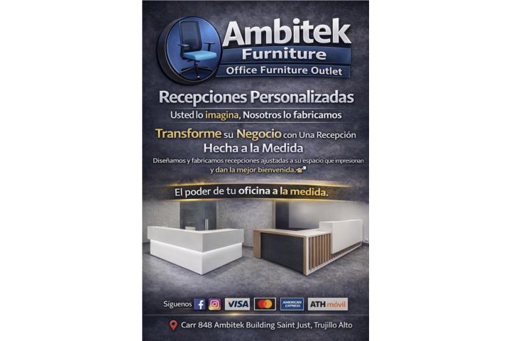 FABRICAMOS RECEPCIONES A LA MEDIDA