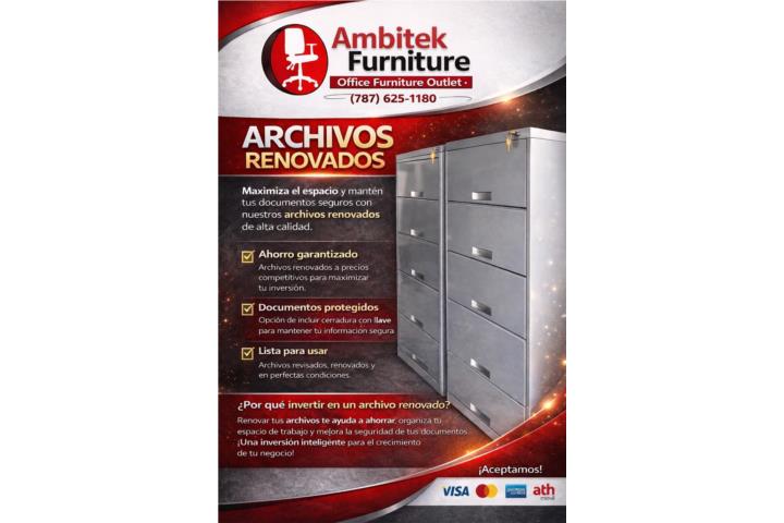 VARIEDAD DE ARCHIVOS REACONDICIONADOS