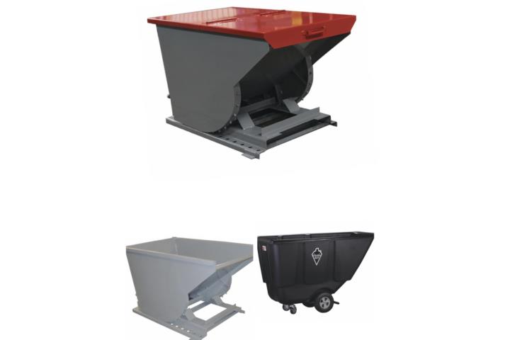 TILT TRUCKS AND DUMPING TRASH