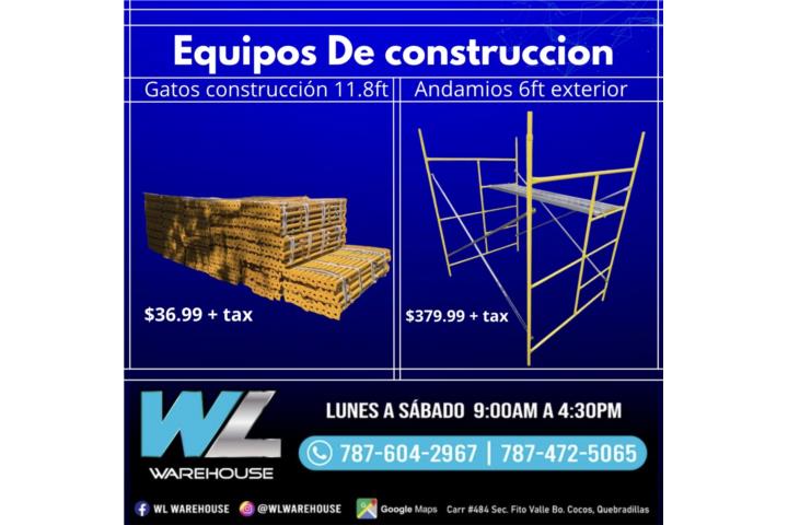 Gatos para construcción