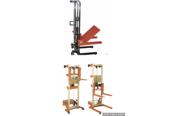 PLATFORM LIFT AND PALLETS STACKERS