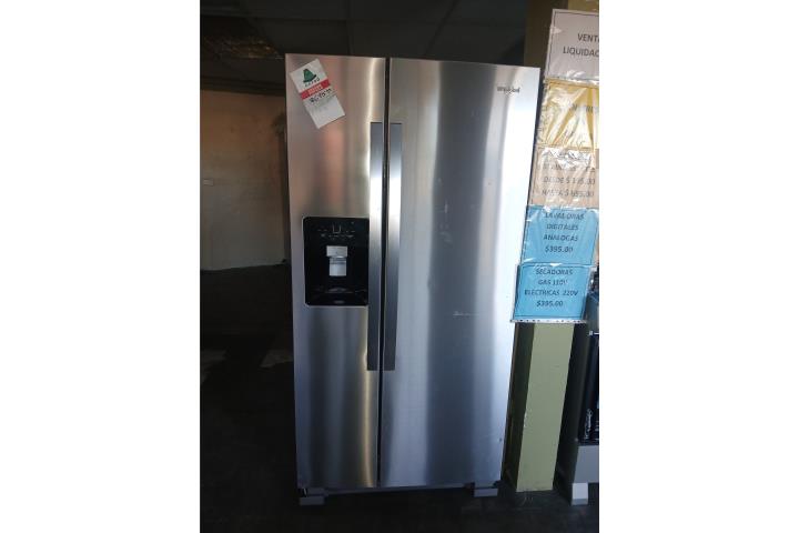 Nevera side by side whirlpool