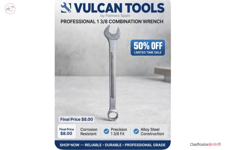 1 3/8 Combination Wrench, Puerto Rico