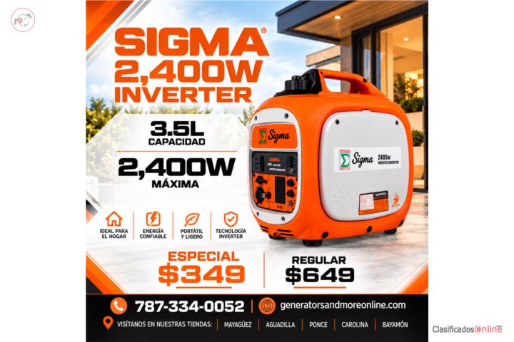 SIGMA 2,400W INVERTER, Puerto Rico