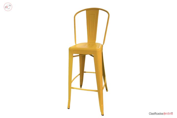 Paris Solid Yellow Barstool, Puerto Rico