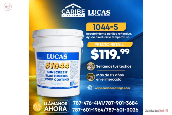 LUCAS #1044-5 RECUBRIMIENTO ACRÍLICO, Puerto Rico