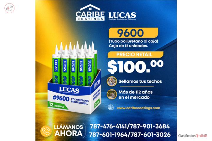 Caja de 12 unidades #9600 poliuretano $100, Puerto Rico