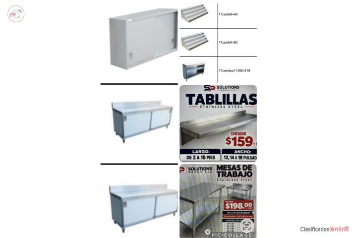 TABLILLAS Y MESAS STAINLESS , Puerto Rico