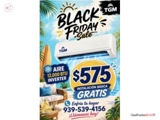 TGM 12,000 btu 22 seer (220v) $575, Optimum Inverter Puerto Rico