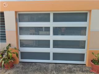 Puerta de Garage full glas a 9x7, #1 ME WINDOWS & DOORS Puerto Rico