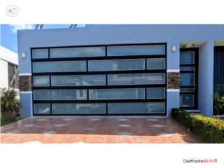 Puerta de Garage con Dise�o a Color 15x7, #1 ME WINDOWS & DOORS Puerto Rico