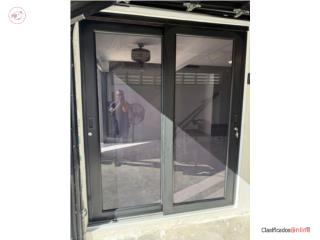 Puertas Sliding Doors a color 72x96, #1 ME WINDOWS & DOORS Puerto Rico