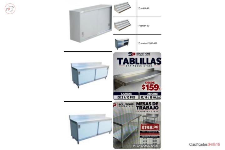 TABLILLAS Y MESAS STAINLESS , Puerto Rico