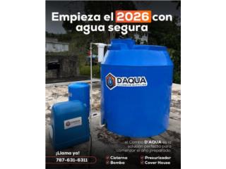 Cisterna/Bomba/presurizador/Cover House, D'Aqua Puerto Rico