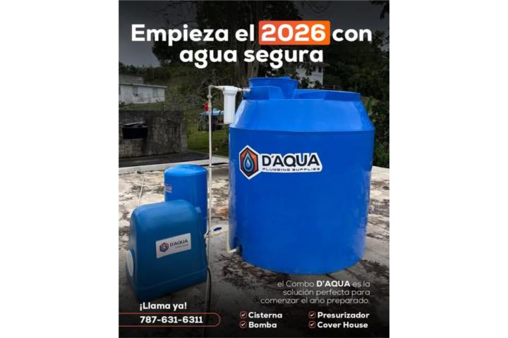 Cisterna/Bomba/presurizador/Cover House