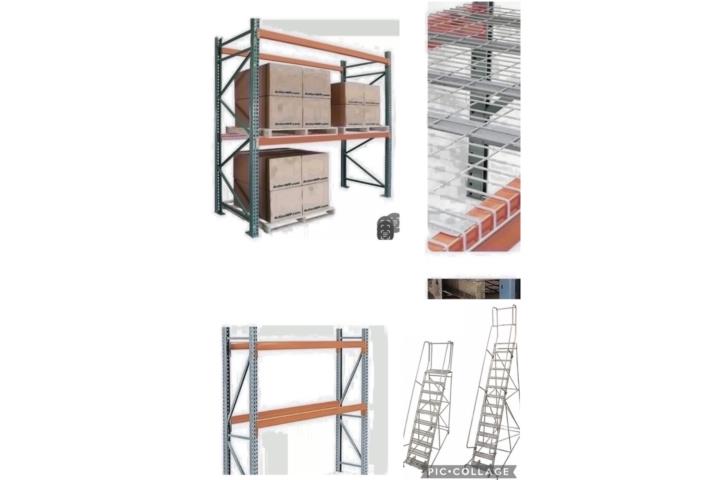 PALLETS RACKS Y ESCALERAS ALMACENES